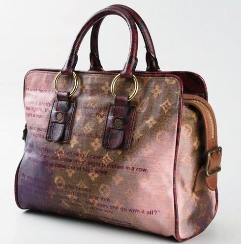 Louis Vuitton Limited Edition Richard Prince Man Crazy Jokes Handbag