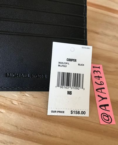 Michael Kors Wallet Men Black - $115 (27% Off Retail) New With