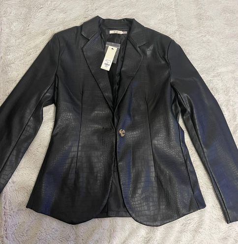 Embossed Blazer 