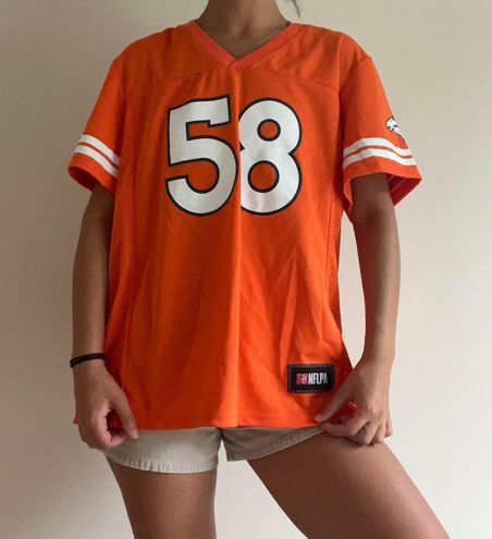 NFL Football Team Apparel Denver Broncos Womens Medium V-neck