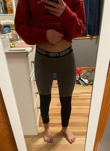 Nike leggings with mesh down the leg. Bought off - Depop