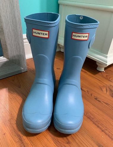 hunter foldable short rain boots
