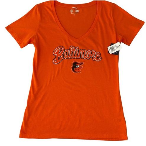 MLB Baltimore Orioles T-Shirt Campus Lifestyle Women's Shirt Baseball  Genuine