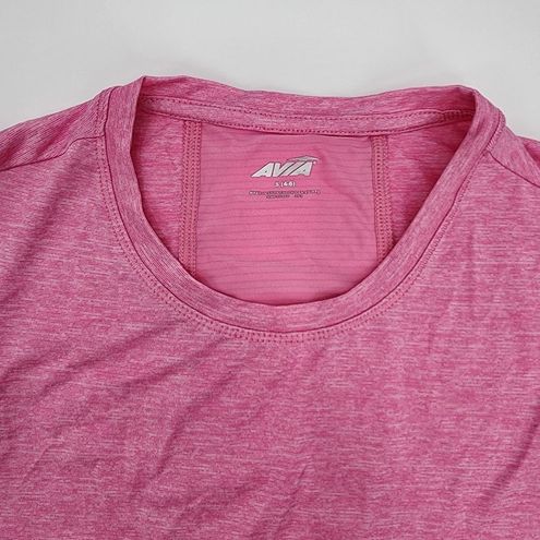 Avia Pink Muscle Tee Athletic Activewear Womens Workout Yoga