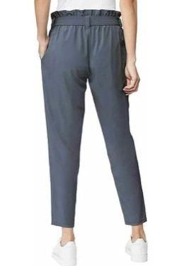 32 Degrees Heat 32 DEGREES Ladies' Tie Front Pants Large Soft Ankle Length  Color Gray Blue