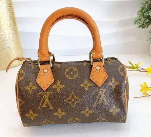 Louis Vuitton VERY CUTE Authentic Nano Mini Speedy Monogram