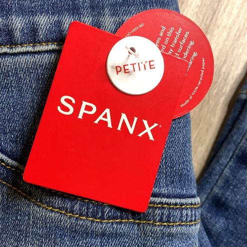 Spanx SPANX Seamed Front, Wide Leg Jeans, size Medium, Petite, NWT