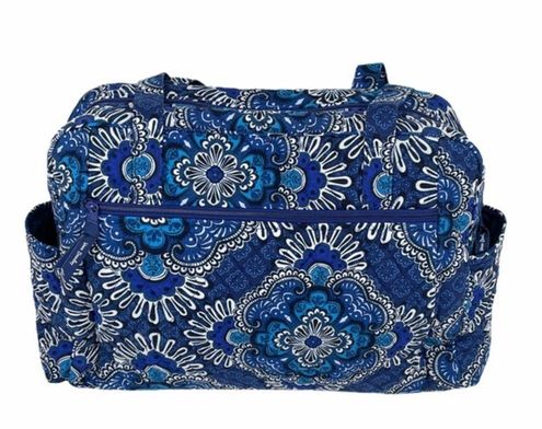 Vera Bradley Baby Bag, Blue Tapestry, Blue, white - $86 New With