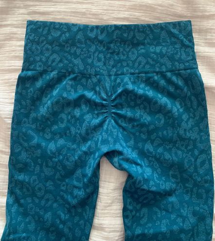 Gymshark Adapt Animal Seamless Legging Dupe Blue - $30 - From Julia