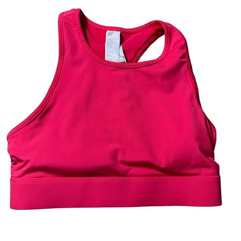 Fabletics Trinity High Impact Sports Bra Dark Pink - Size Small