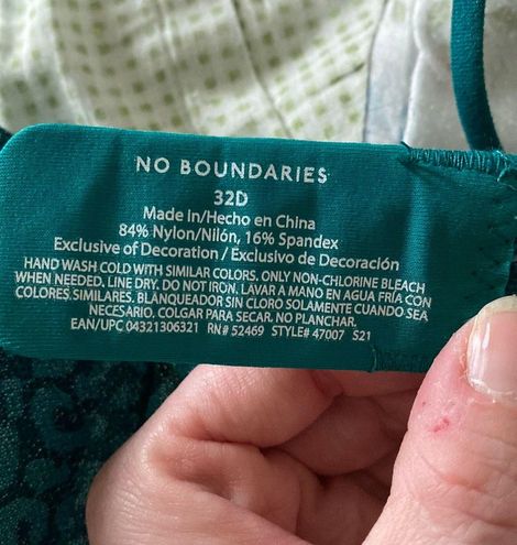 No Boundaries Bra Green Size 32 D - $8 (33% Off Retail) - From Annie