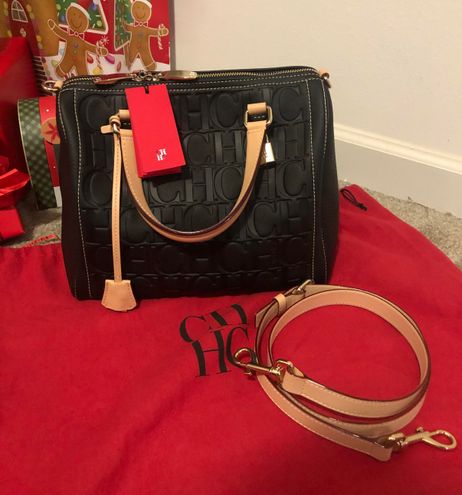 Carolina Herrera Andy 8 Red Leather Bag