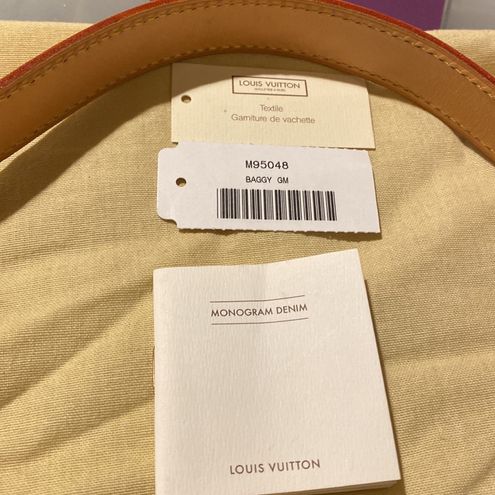 Louis Vuitton Baggy GM Monogram Denim M95048 - $2334 - From Corinne