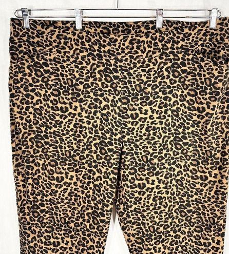 Terra & Sky Terra Sky Plus Size 3X Pants 24W 26W Leopard Print Brown Pull  On Stretch 865 - $19 - From Bailey