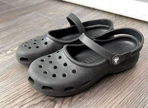 Crocs Shoes Black Shayna Mary Jane Sling Size 8 - $29 - From Shelby