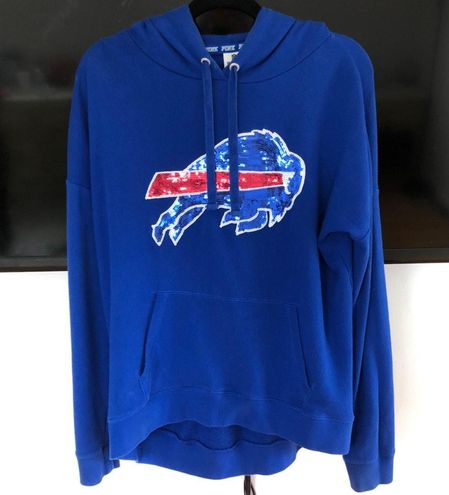 Victoria's Secret PINK Sequin Buffalo Bills Zip Up Hoodie NFL