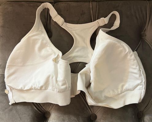 DSG Front zip sports bra White Size M - $21 (53% Off Retail) - From Leah