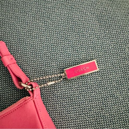 Coach vintage barbie pink nappa leather Y2K pochette shoulder