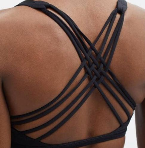 Lululemon Free To Be Bra Sports Bra Crisscross Strappy Scoop