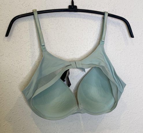 Victoria's Secret Uplift Plunge Push Up Bra Aqua Adjustable EUC Sz