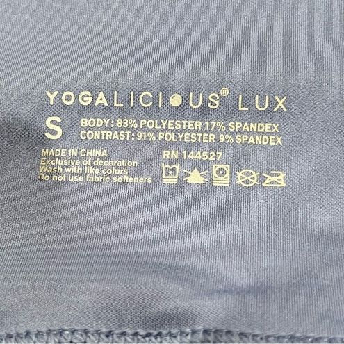 Yogalicious Lux Periwinkle Athletic Shorts Women's Small - $15