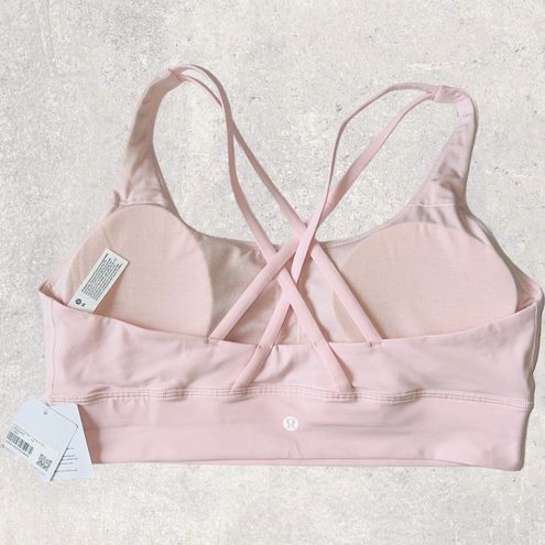 Lululemon Energy Longline Bra Medium Support, B–D Cups Pink - $50 New With  Tags - From Gel