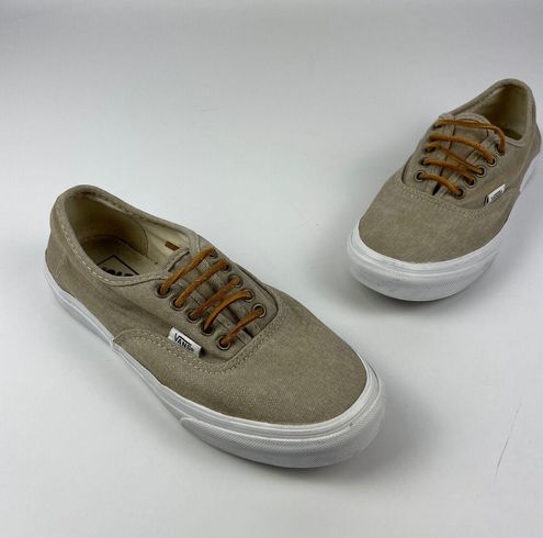 Klacht berekenen Raadplegen Vans Women's Size 7.5 Old School Low Top TB4R0 Tan Leather Laces - $16 -  From Alexa