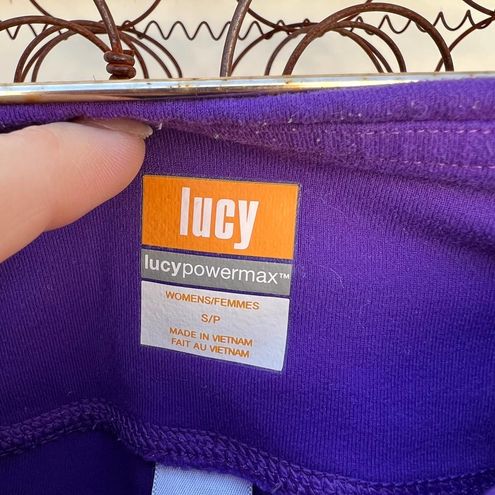 Lucy PowerMax purple cropped leggings with side pockets - $22 - From Prairie