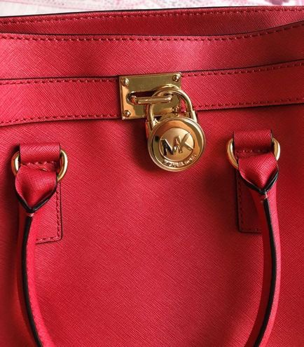 Michael Kors Hamilton Bag Red - $230 (25% Off Retail) New With Tags - From  chloe