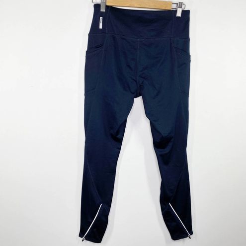 RBX Performance Dark Blue Pull On Ankle Zip Leggings Women's Size Small S -  $16 - From Taylor