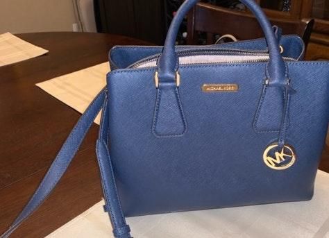 Michael Kors Camille Medium Satchel Blue - $75 (78% Off Retail) - From Lexus