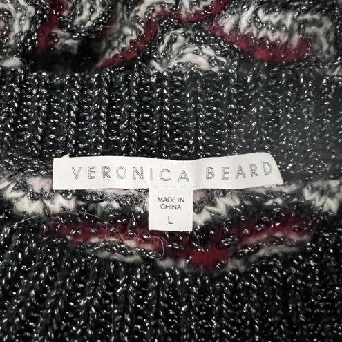 Veronica Beard Ruth Cotton Alpaca Wool Metallic Sparkle Jacquard