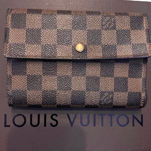 Louis Vuitton Damier Ebene Porte Tresor Etui Papiers Wallet