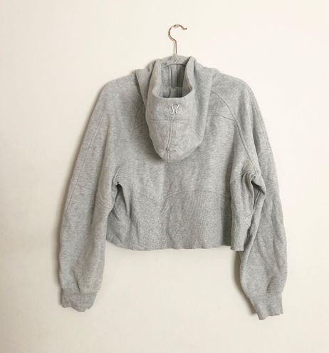 Lululemon Scuba Oversized Half-Zip Hoodie Heathered Core Ultra Light Grey  M/L Gray Size M - $108 - From Julie