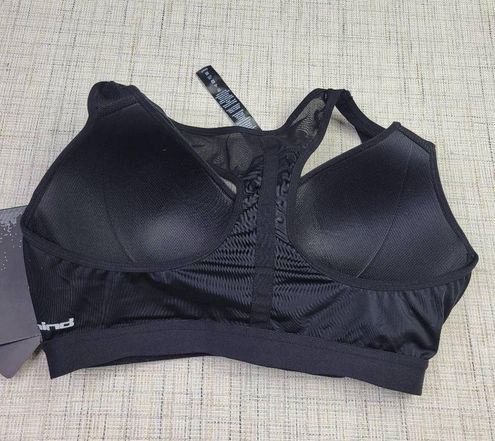 NWT Hind Molded Cup Moisture Wicking Black Sports Bra Size Large