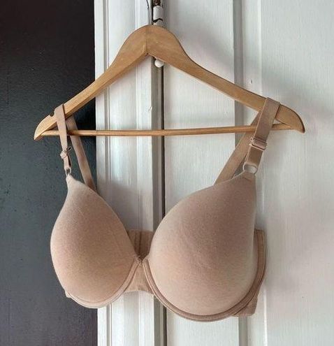 Fruit of the Loom cotton t-shirt bra in nude full coverage support bra  34DDD Size undefined - $14 - From Wendy