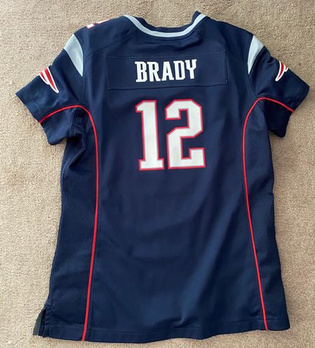 Nike Authentic New England Patriots Tom Brady Jersey Womens Medium NFL On  Field Blue - $25 (72% Off Retail) - From Sarah