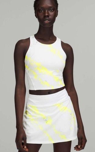 Lululemon Invigorate Training Tank Top - Cross Court Wash Electric Lemon  Multi Multiple Size 10 - $55 (19% Off Retail) - From A