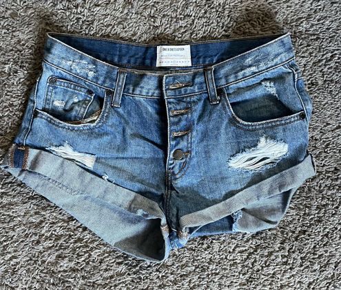 One Teaspoon Distressed Bandit Shorts – Divas and Devils HOUSE of STYLE