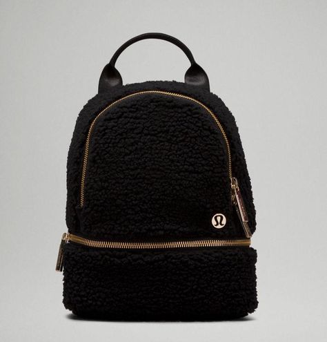 Lululemon City Adventurer Backpack Mini BLK One Size Sherpa Fleece