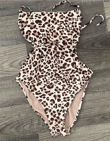 Hollister sales cheetah swimsuit