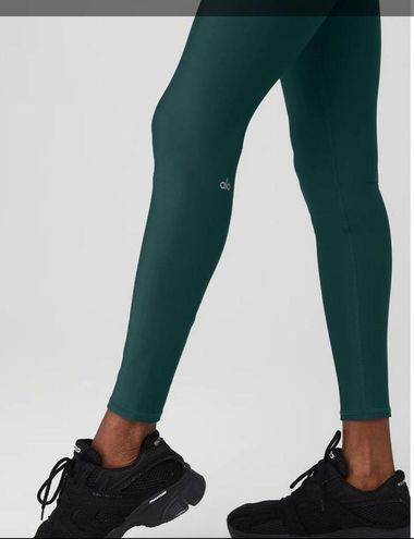 alo 7/8 High Waist Airlift Legging in Midnight Green