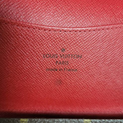 Louis Vuitton Paris Monogram Josephine Wallet Red Rouge Long Trifold  Leather - $328 - From Annette