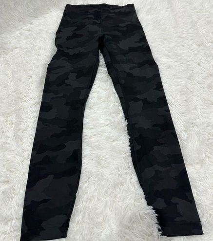 Lululemon Black Camo Leggings 25 Size 4 - $55 (53% Off Retail