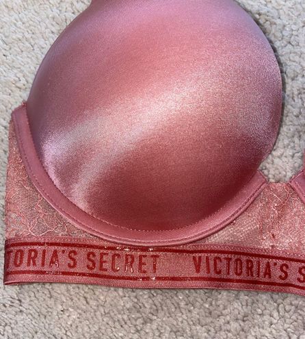 Victoria's Secret Bombshell Push Up Bra Pink Size 32 C - $17 (66