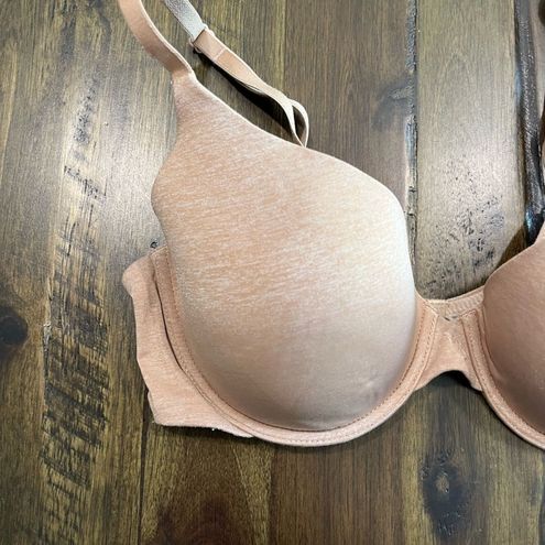 Victoria's Secret Uplift Semi Demi Nude Bra - Size 34C Tan - $27 - From  Ashley