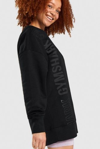 Gymshark reset unisex crew sweatshirt Black 30 25 Off Retail