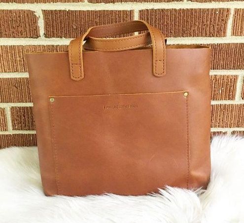 Portland Leather Medium Crossbody Tote