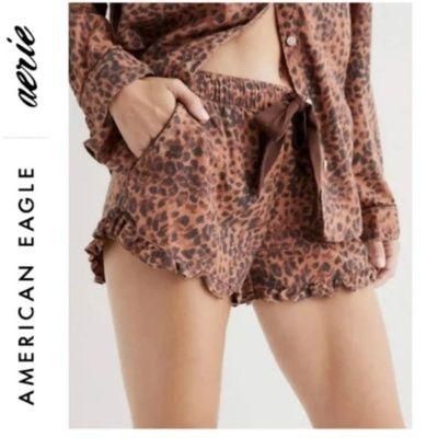 Aerie Flannel Ruffle Boxer