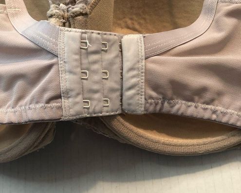 Cacique Bra Modern Linear Lace Purple-Gray Bra Sz 40D GUC - $25